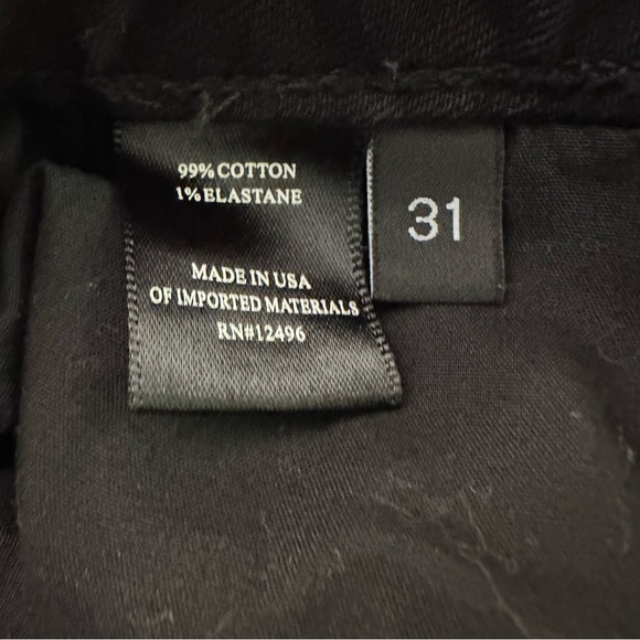 Parker Smith High Rise Black Denim Shorts - Picture 5 of 10